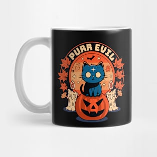 Purr Evil Halloween Cat Mug